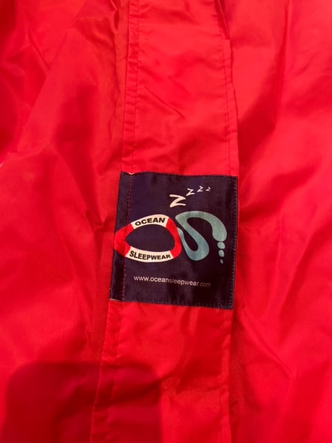 Ocean Sleepwear sleeping bag (short), red